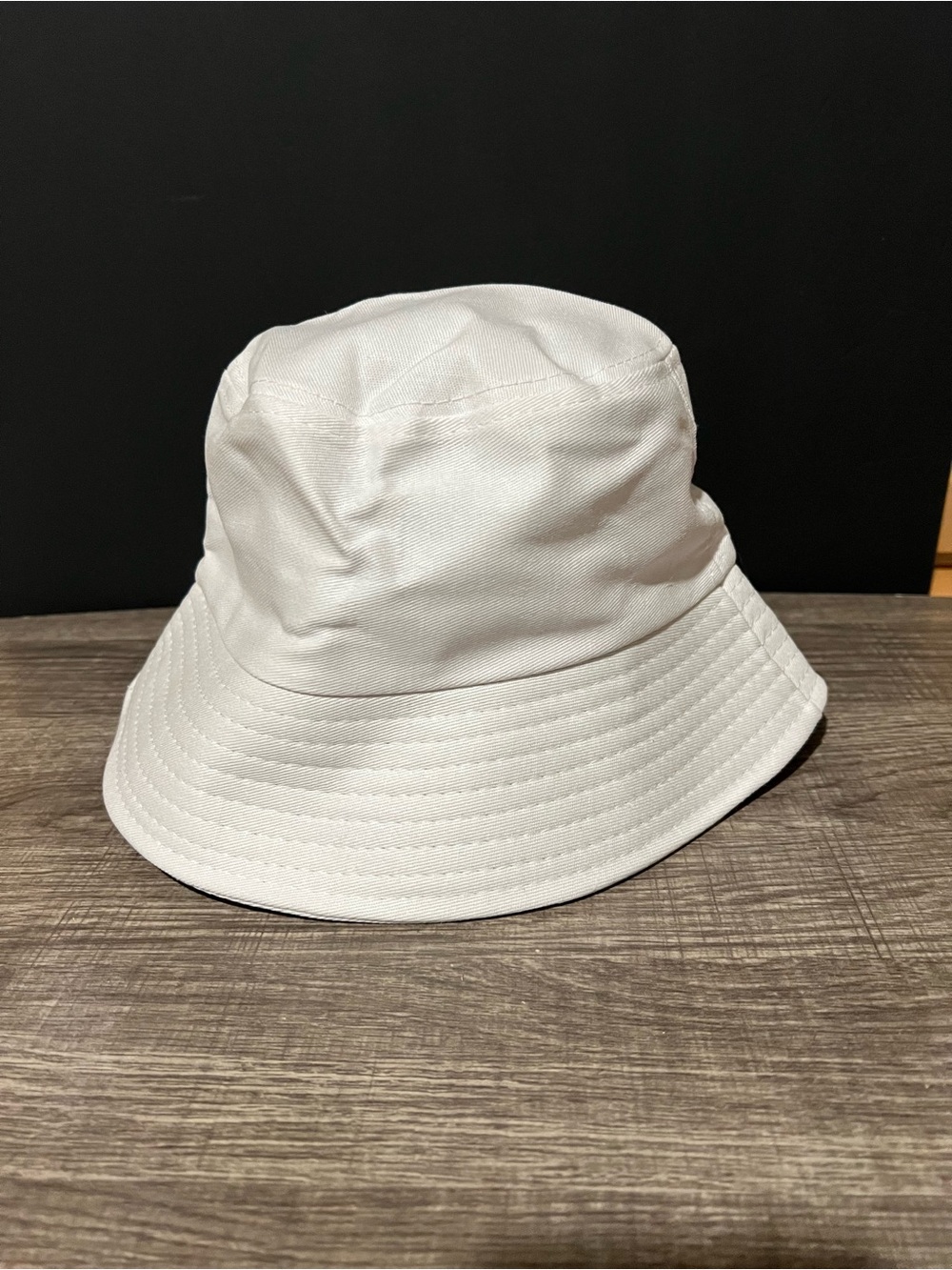 Unisex White Bucket Hat - Lightweight Sun Protection